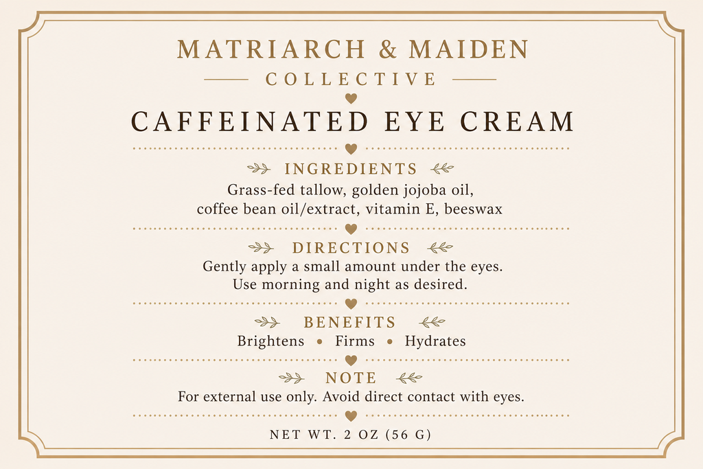 Caffeinated Eye Cream
