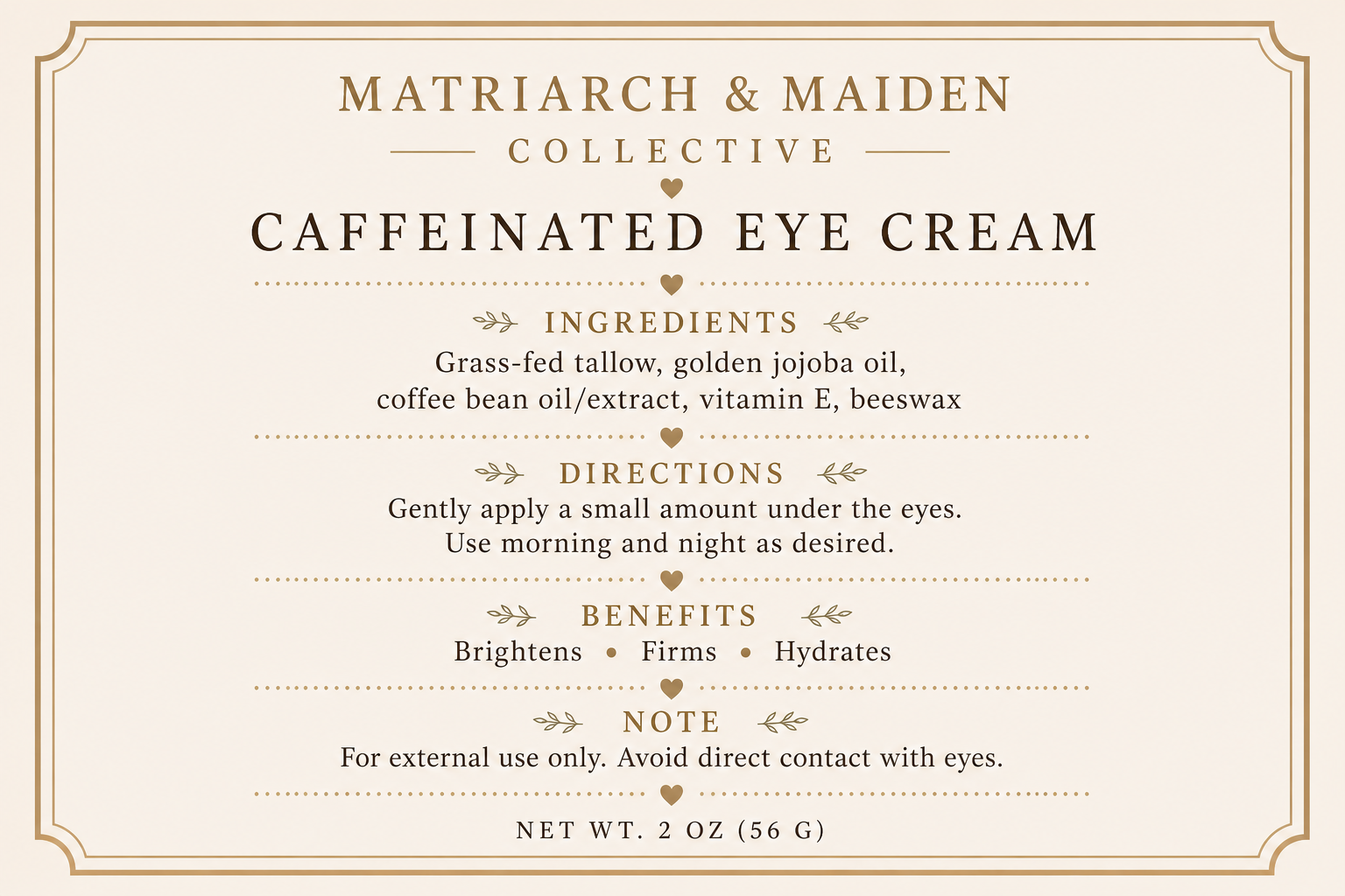 Caffeinated Eye Cream