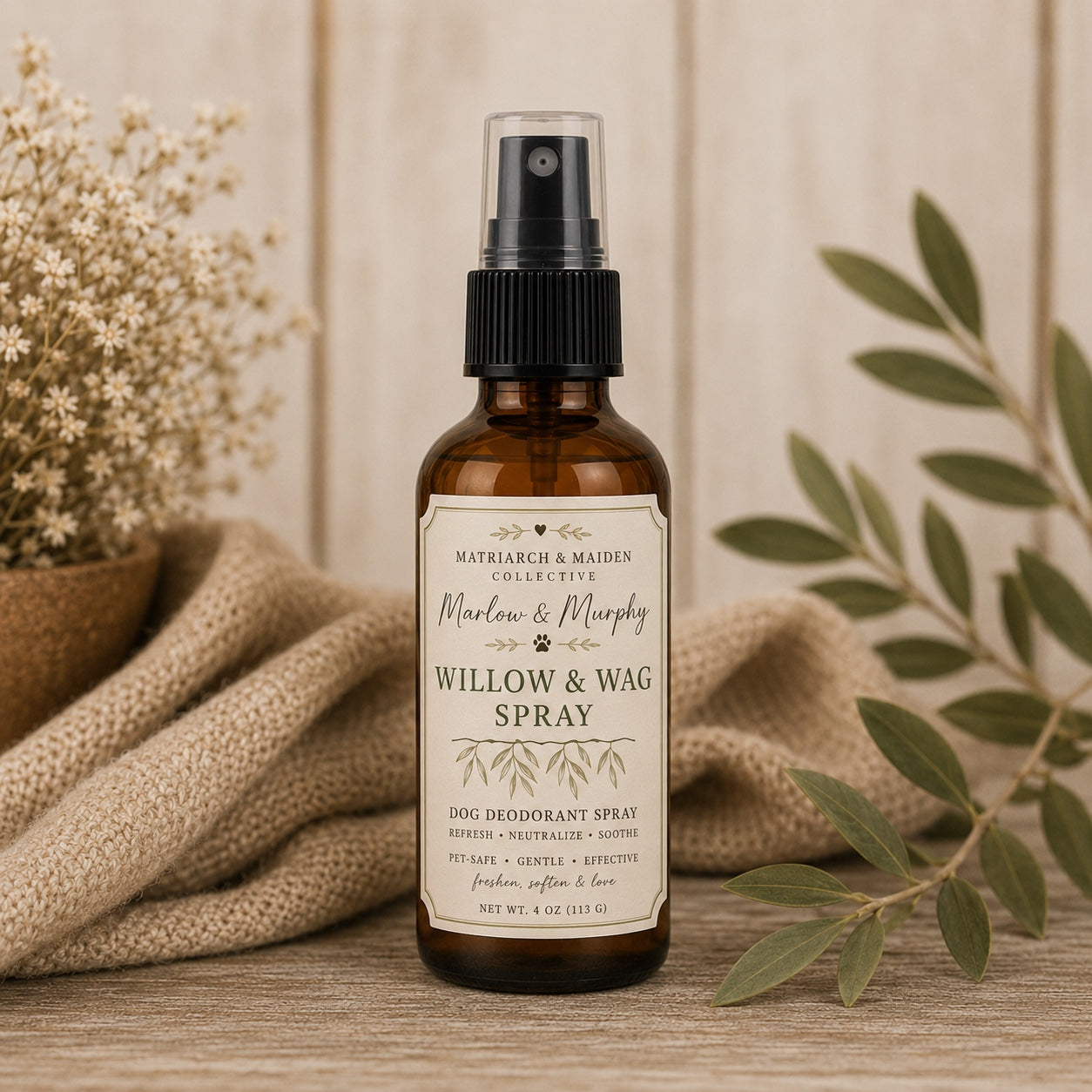 Marlow & Murphy                                 Willow & Wag Dog Deodorizer Spray