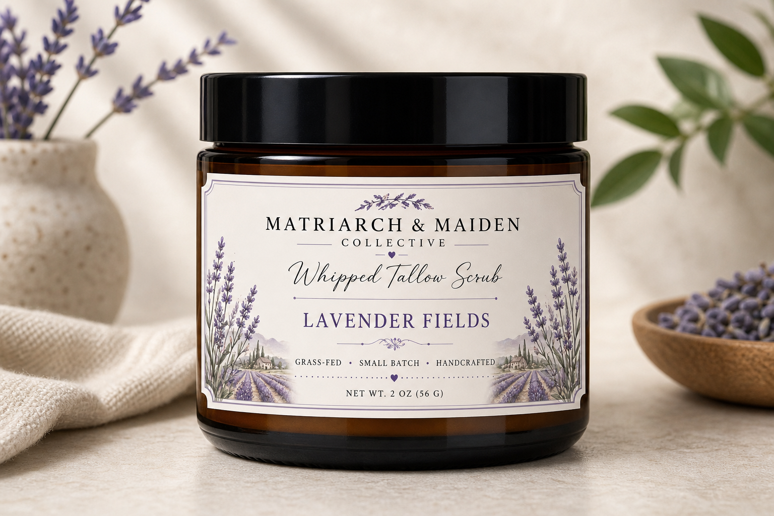 Lavender Fields       Whipped Tallow Scrub